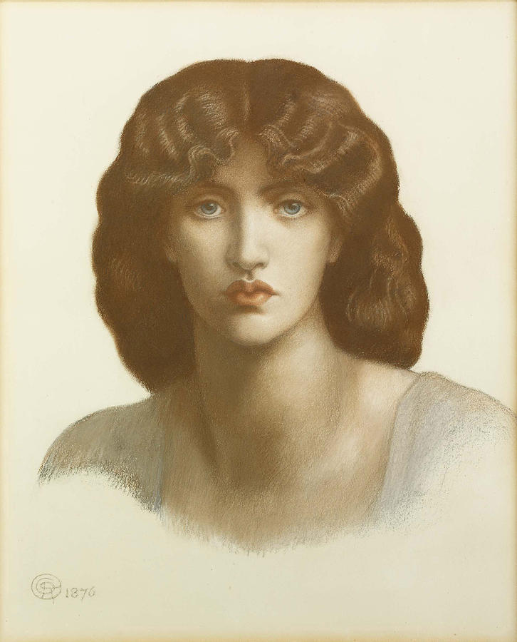 Study Of Jane Morris Painting by Dante Gabriel Rossetti