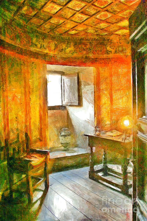Study of the castle by Giuseppe Cocco Study of the castle by Giuseppe Cocco