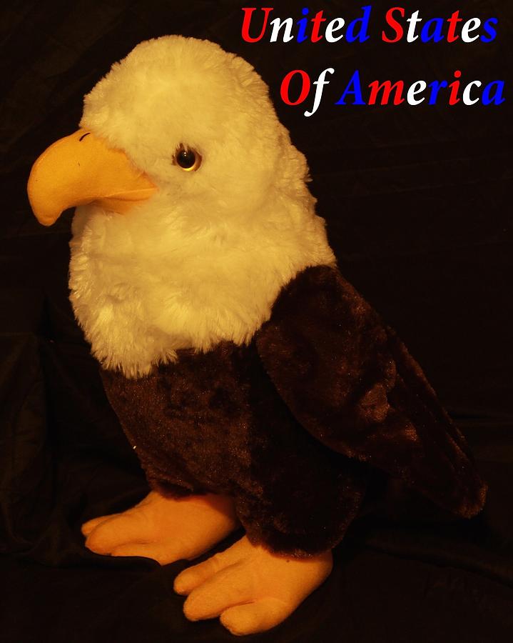 large stuffed eagle