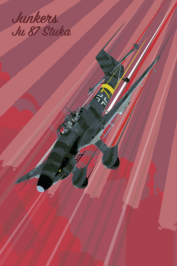 Stuka Pop Art Digital Art by Airpower Art