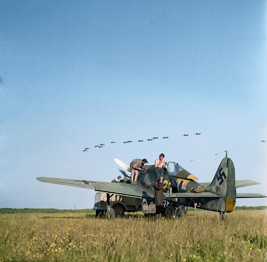 Aviation Photograph - Stukas Fly Over Immola by Jared Enos Aviation Photograph - Stukas Fly Over Immola by Jared Enos