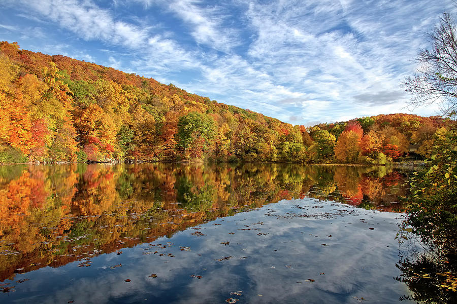 Stump Pond in Fall at Pleasant Valley Lake Photograph by John Prause ...