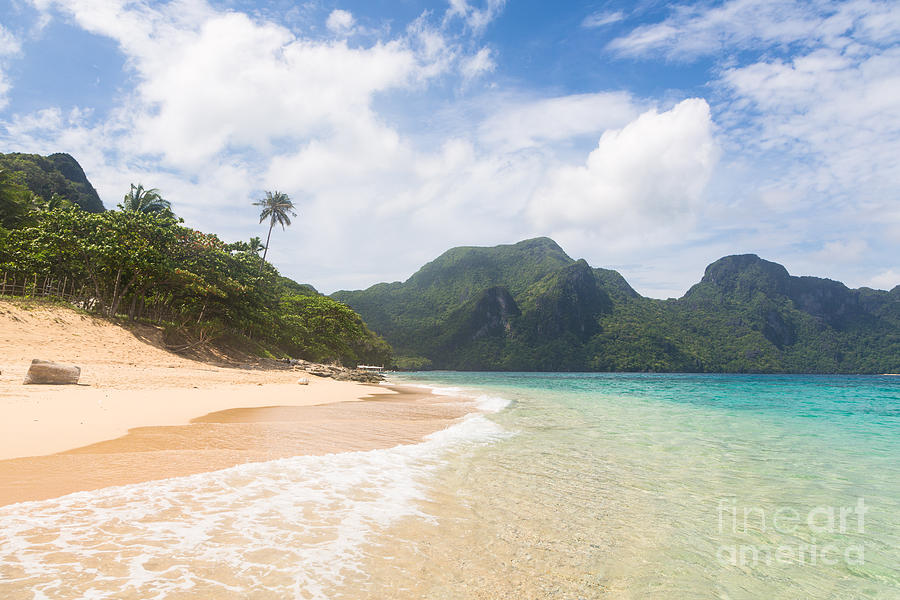 Stunning beach in El Nido in the Philippines Photograph by Didier Marti
