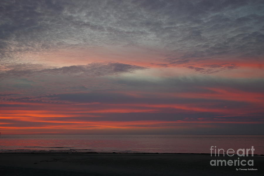 Stunning Cape Charles sunset Photograph by Tannis Baldwin