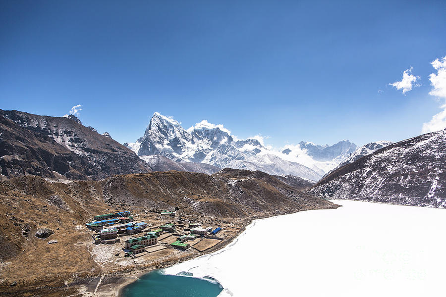 Stunning Gokyo lake in Nepal Photograph by Didier Marti