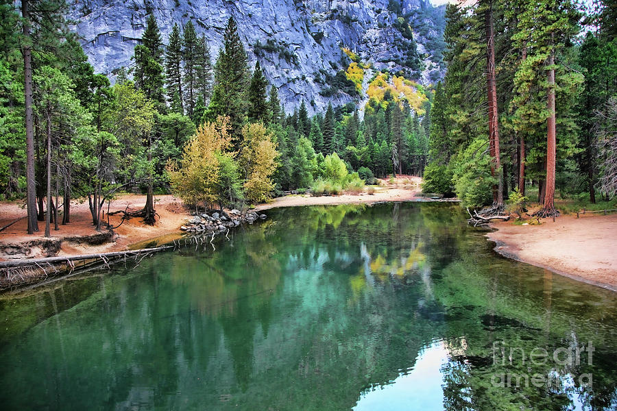 Stunning lake - Yosemite  Photograph by Chuck Kuhn