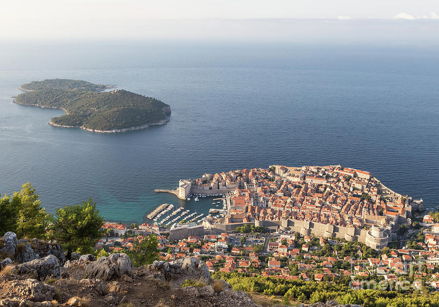 Stunning view of Dubrovnik in Croatia Photograph by Didier Marti