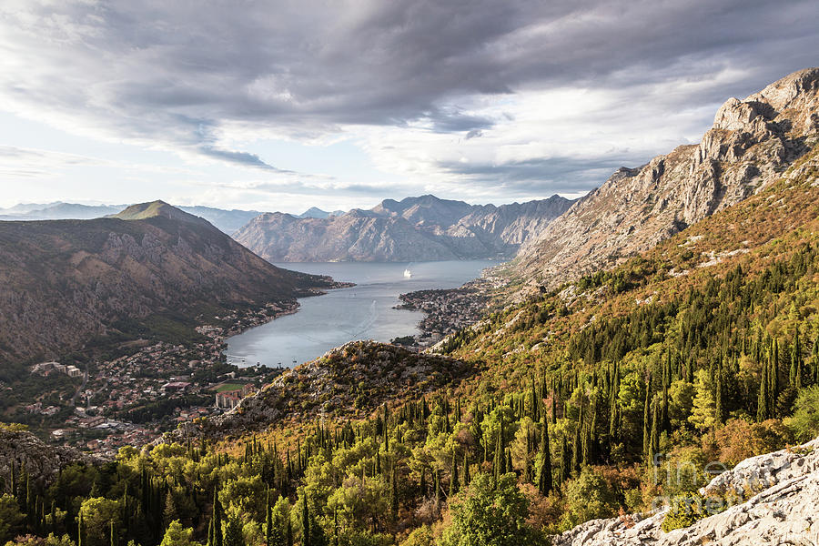 Stunning view of Kotor bay in Montenegro Photograph by Didier Marti