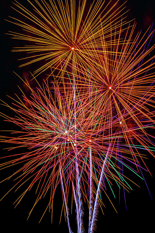 Independence Day Photograph - Stunningly Beautiful Fireworks by Garry Gay