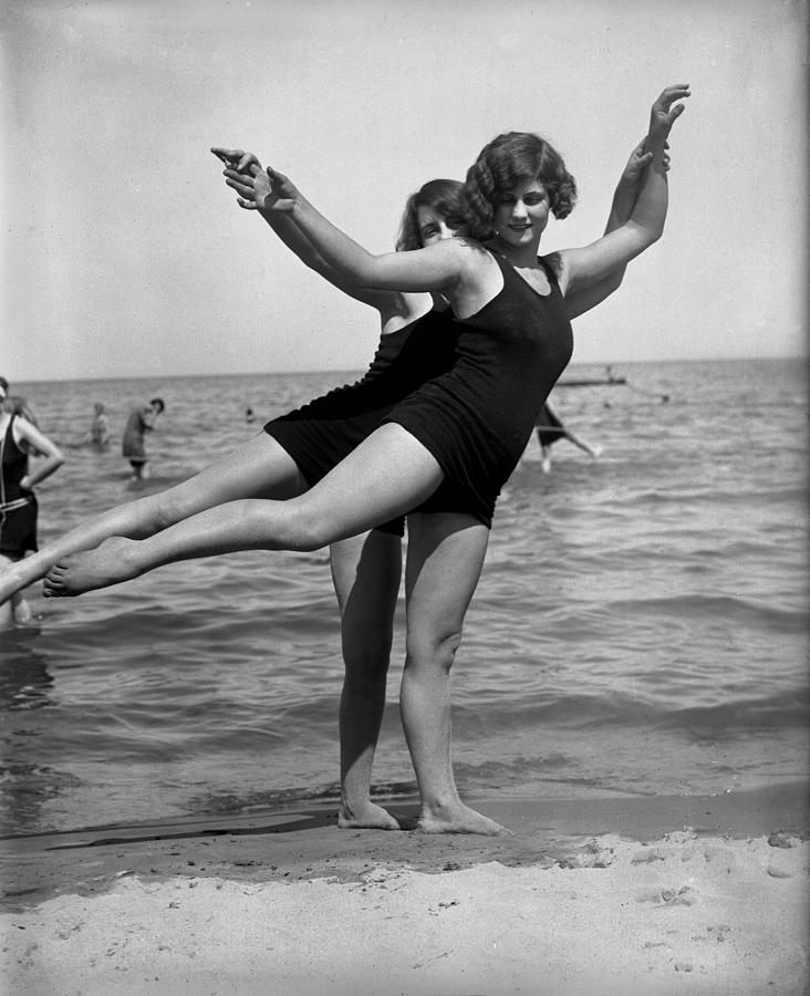 Stunt Girls One Leg Photograph by Harry Atwell - Fine Art America