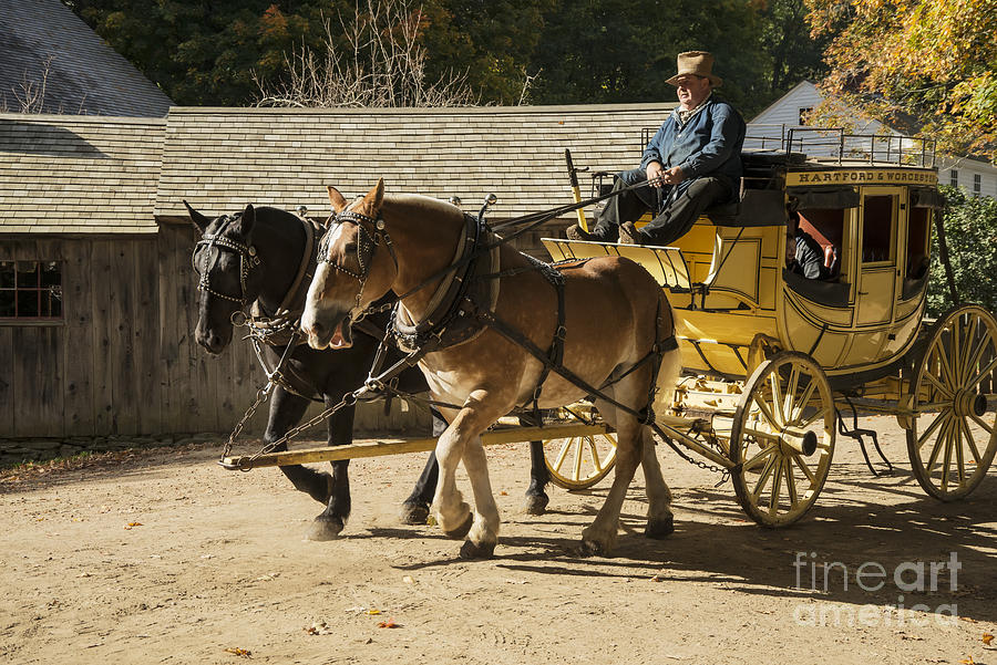 Sturbridge Village Stagecoach Photograph by Bob Phillips - Pixels