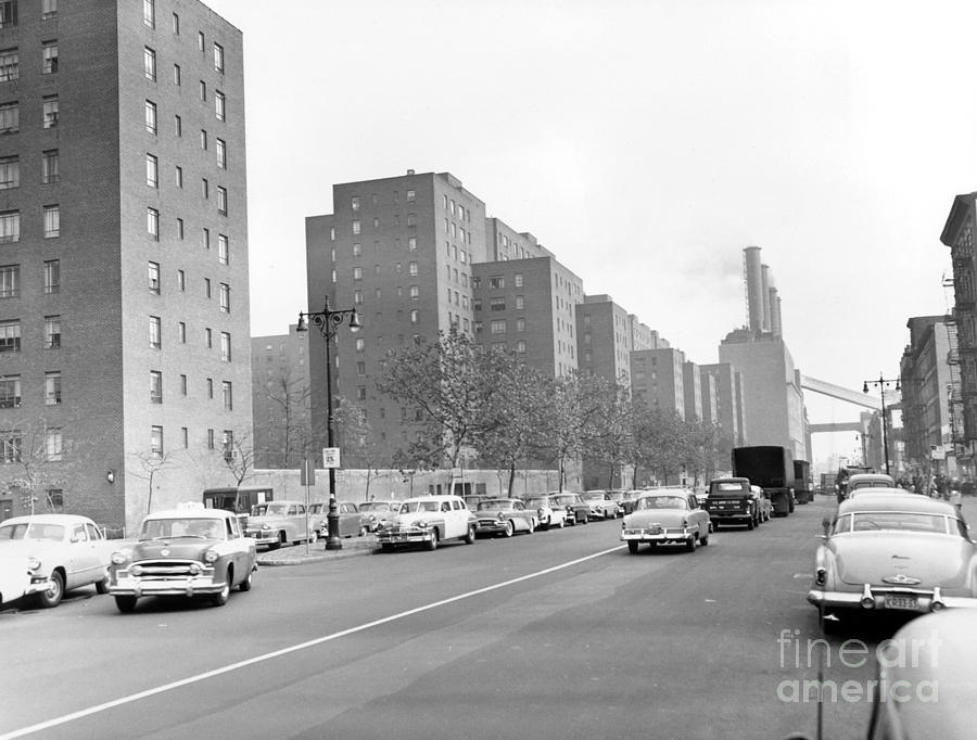 Stuyvesant Town East of 14 Street Looking Up The Con. Edison