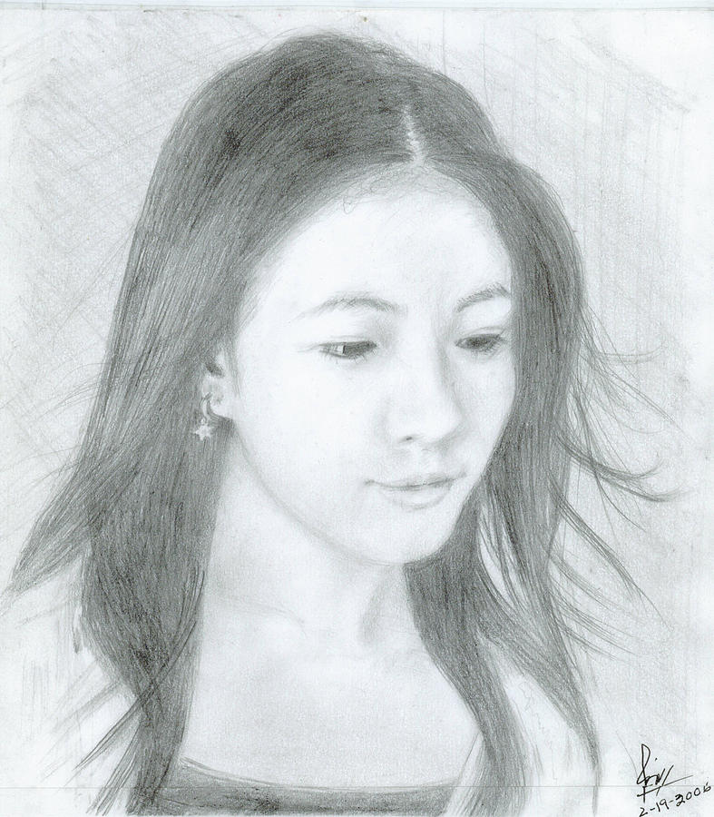 Su yan Drawing by Reza Naqvi - Fine Art America