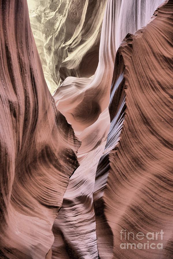Subdued Slot Canyon Colors Photograph by Adam Jewell