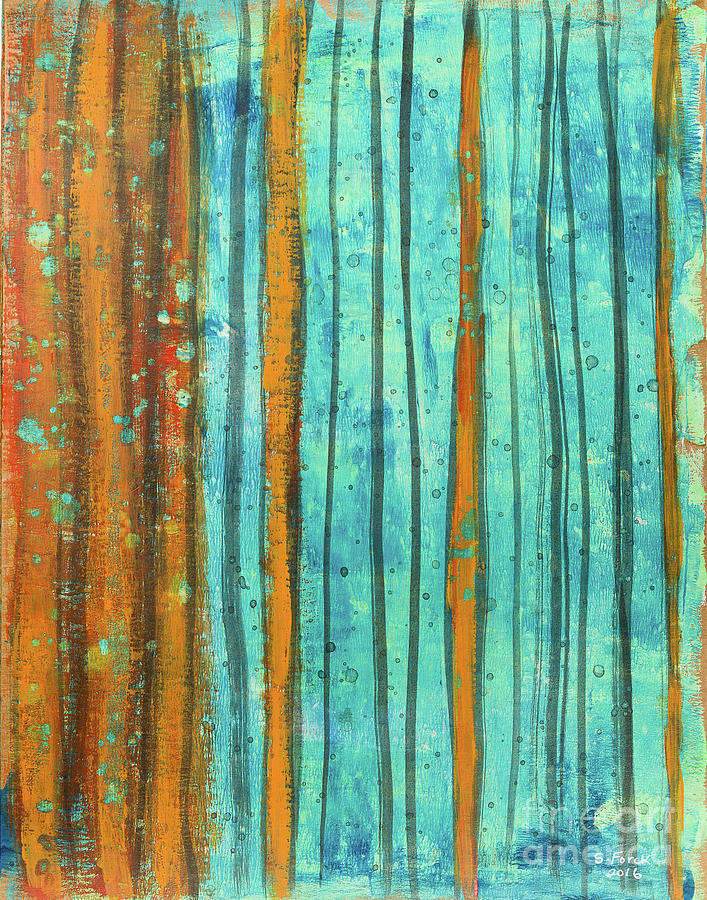 Submerged Thicket Painting by Stefanie Forck