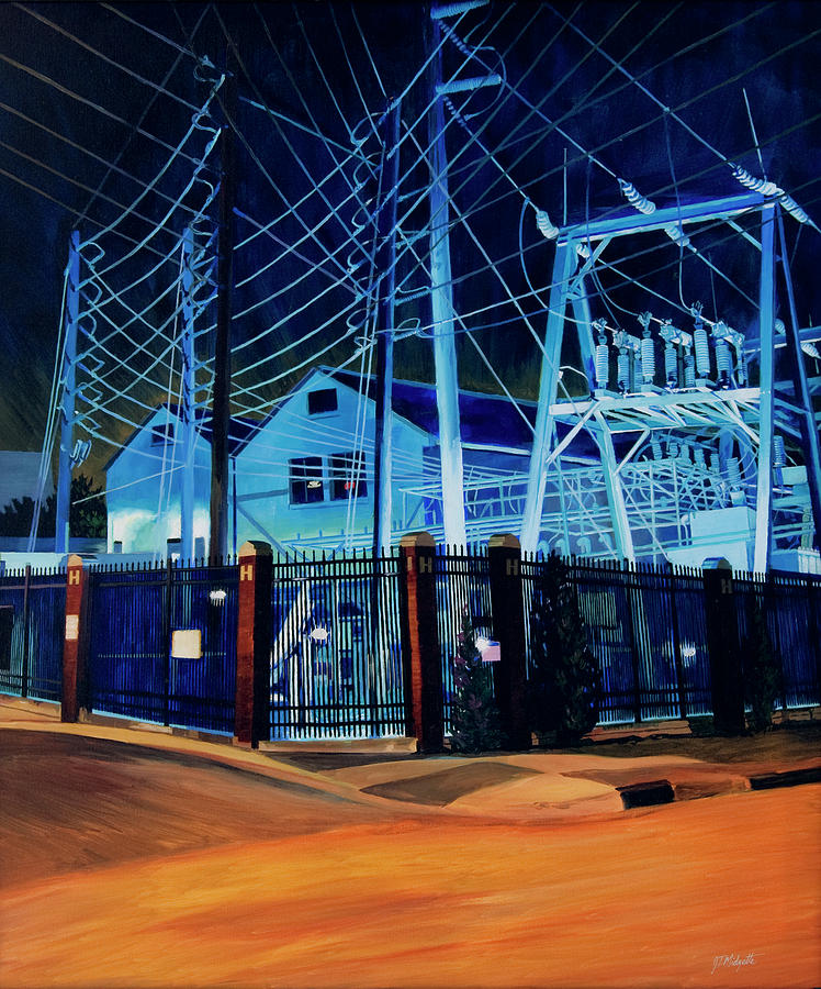Substation Painting by Tommy Midyette