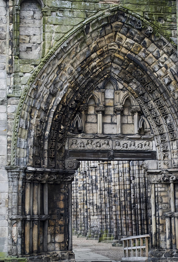 Subtle Shades of Stone Holyrood Edinburgh Scotland Photograph by Sally Ross