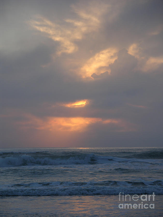 Subtle sunrise at the beach Photograph by Julianne Felton