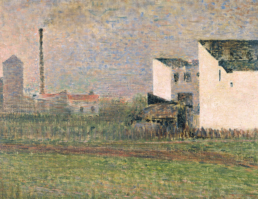 Georges Pierre Seurat Painting - Suburb by Georges Pierre Seurat