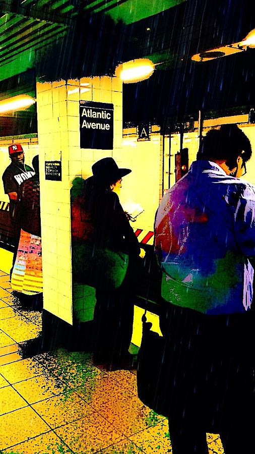 People Digital Art - Subway by Cooky Goldblatt