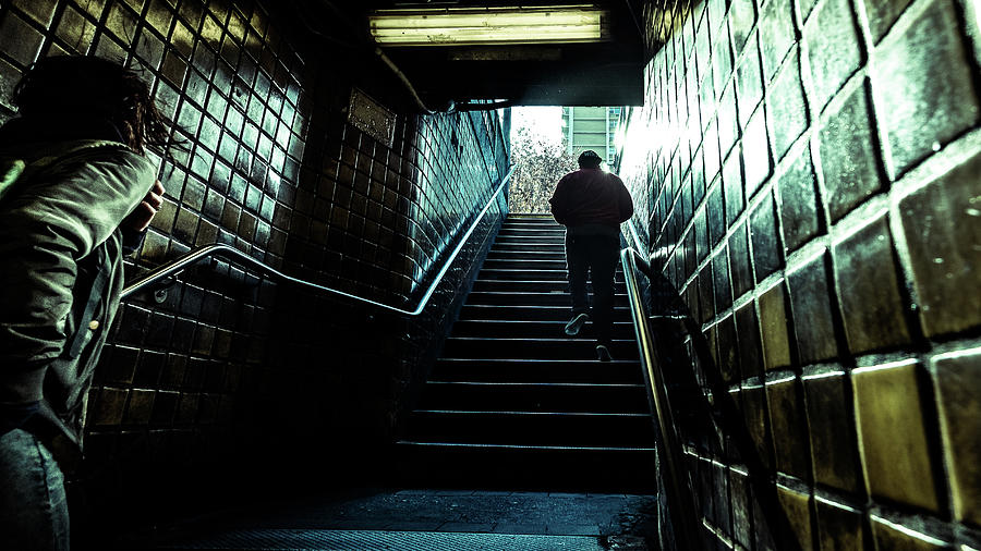 City Photograph - Subway - New York - Color street photography by Giuseppe Milo