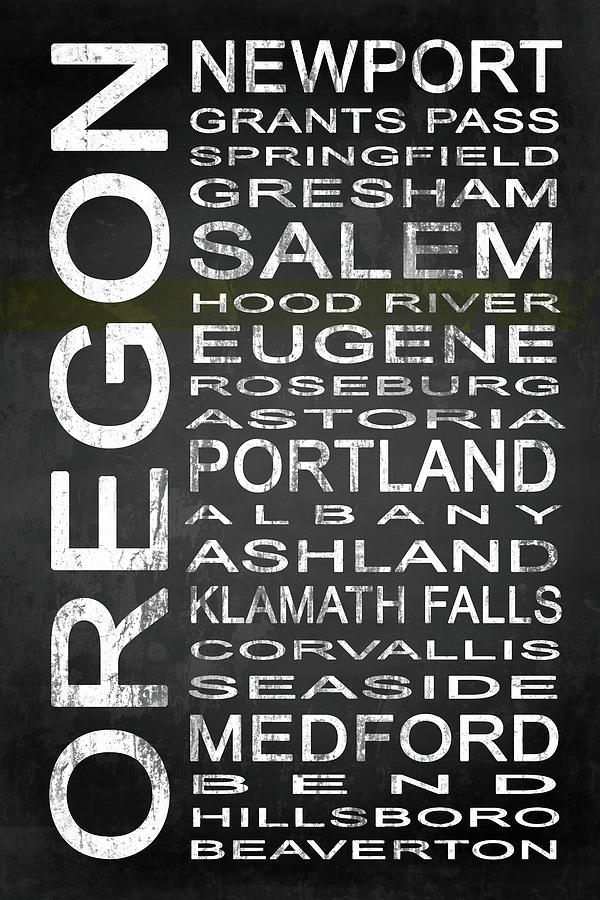 Salem Digital Art - SUBWAY Oregon State 1 by Melissa Smith