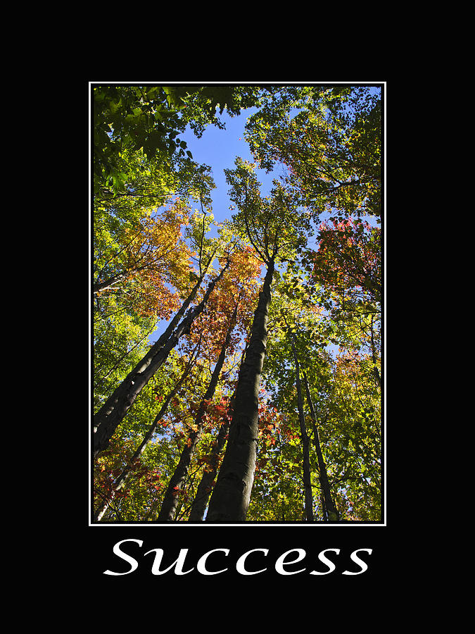 Success Inspirational Poster Mixed Media by Christina Rollo