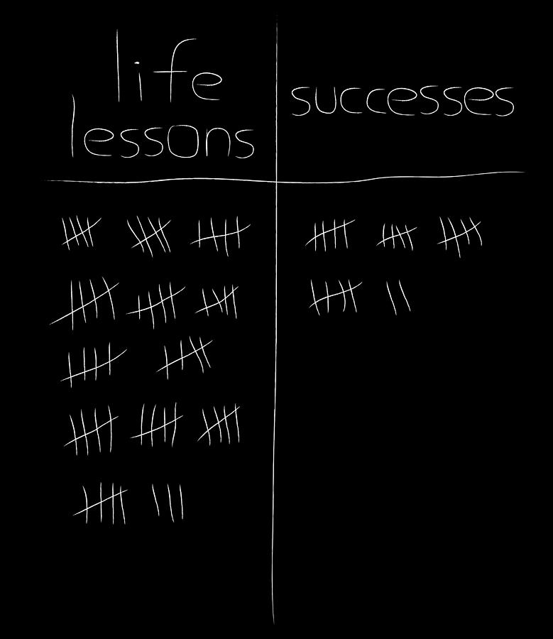 Abstract Digital Art - Successes Vs Life Lessons by Pelo Blanco Photo