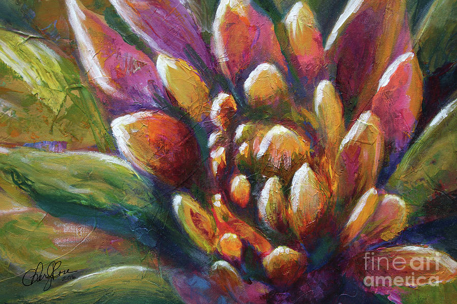 Nature Painting - Succulent Sensation II by Cheryl Rose