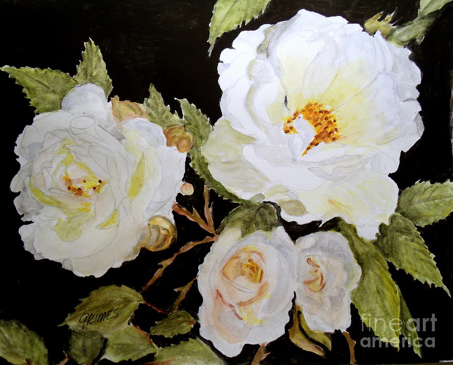 Such Love in a Flower  Painting by Carol Grimes