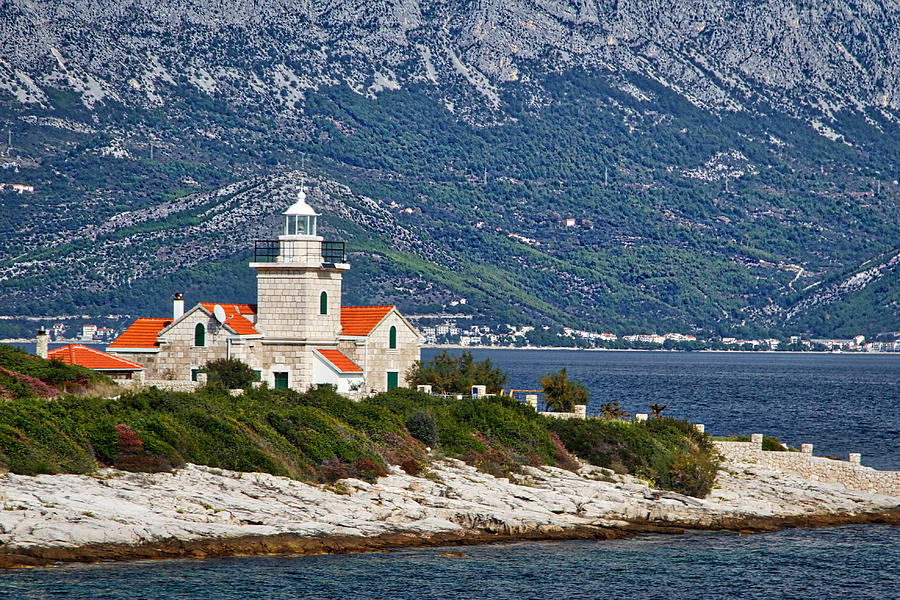 Sucuraj Lighthouse - Croatia Photograph by Stuart Litoff