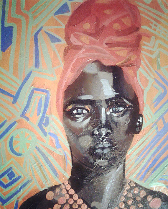 Sudan Queen Painting by Ilexas Jean - Fine Art America