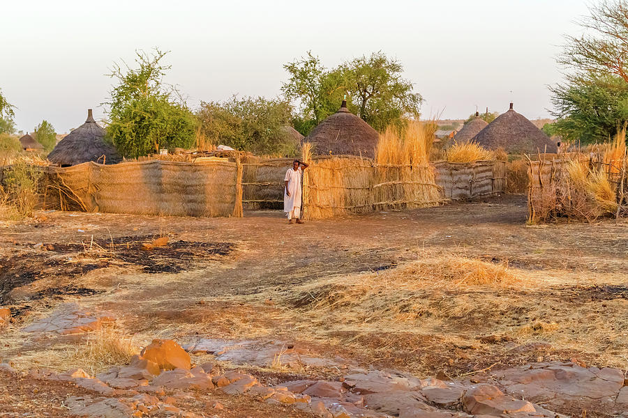 Sudanese village Photograph by Marek Poplawski