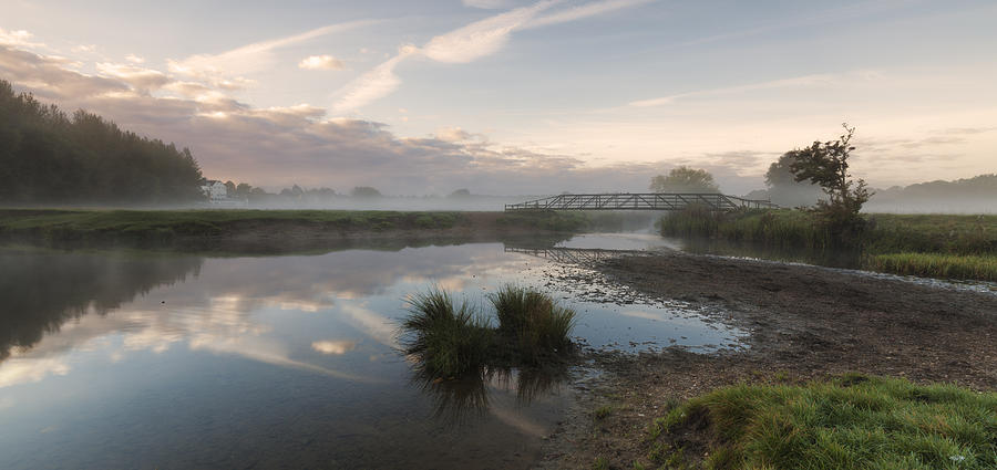 Sudbury meadows bridge Photograph by Ian Merton