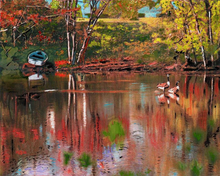Sudbury River version 2 Digital Art by Cliff Wilson