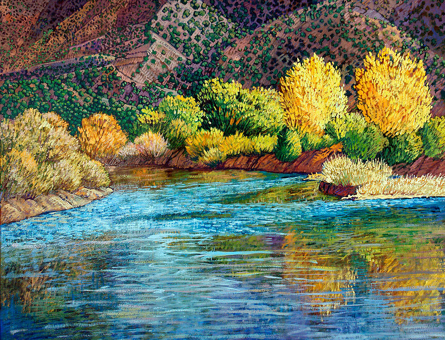 New Mexico Painting - Suenos Del Rio by Donna Clair