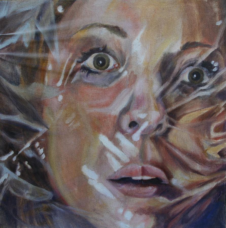 Portrait Painting - Suffocation by Alyson Harris