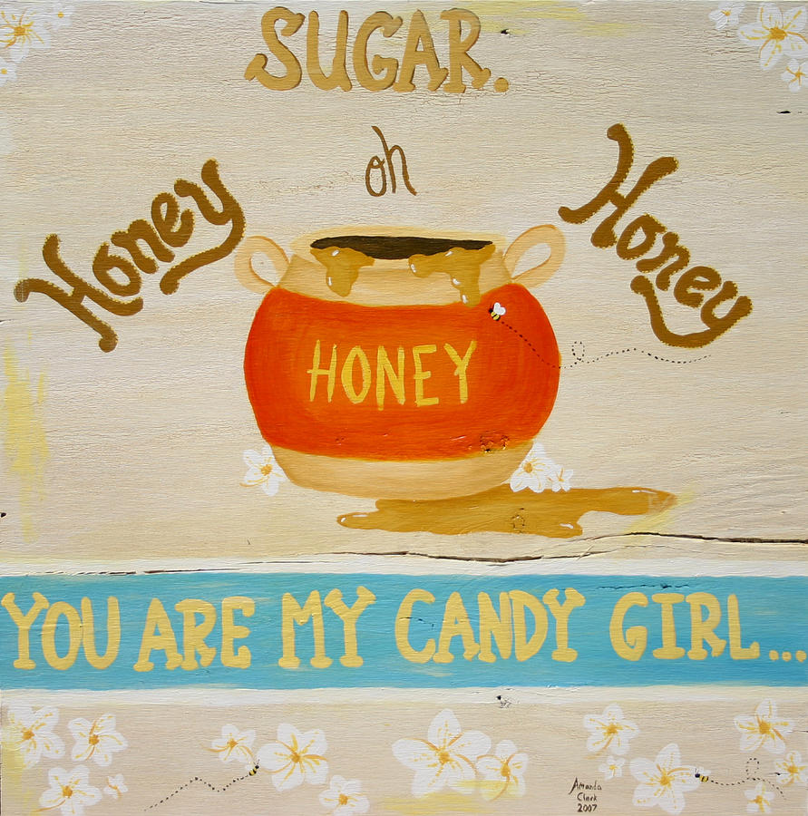 Vintage Painting - Sugar. by Amanda Clark