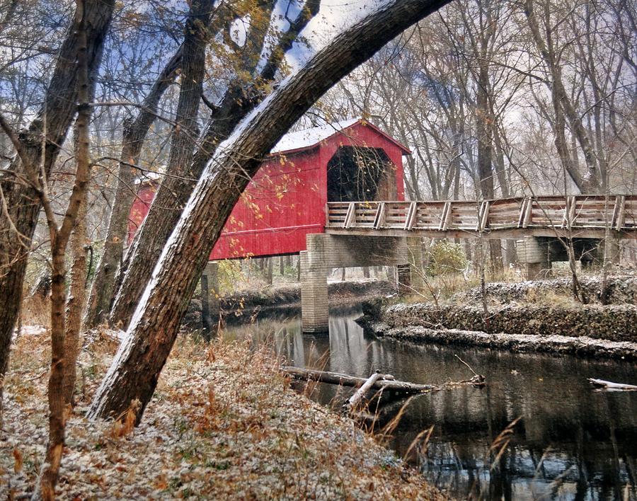 Sugar Creek Covered Bridge4  Photograph by Marty Koch