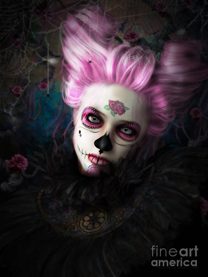 Sugar Doll Pink Digital Art by Shanina Conway