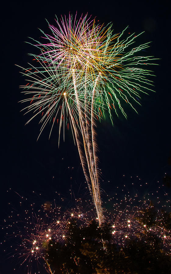 Sugar Hill Fireworks Photograph by Allegory Imaging Pixels