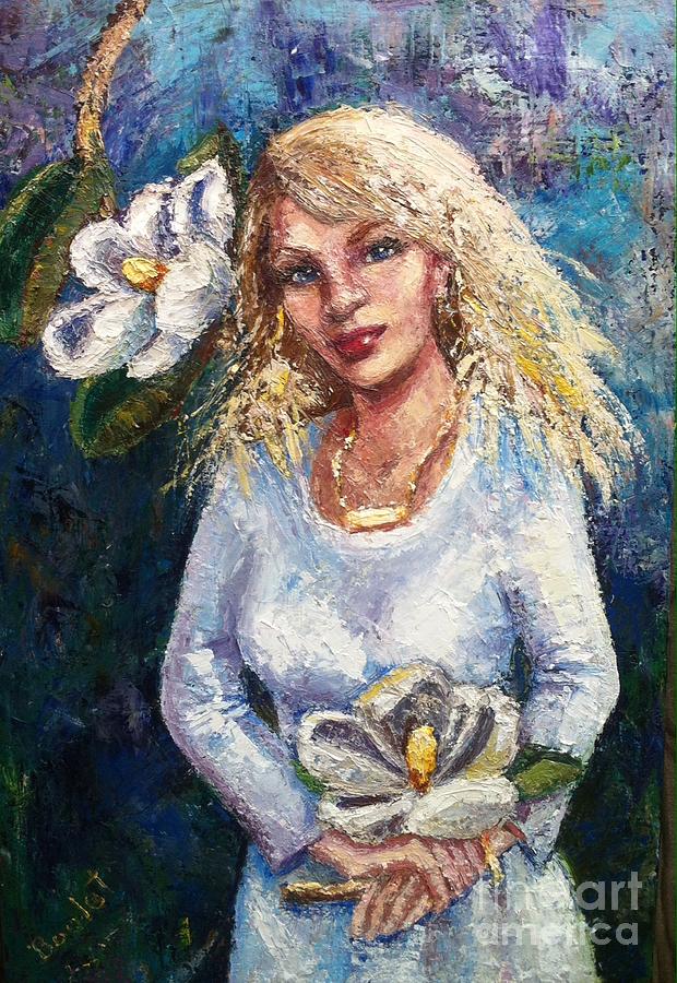 Sugar Magnolia Painting by Beverly Boulet