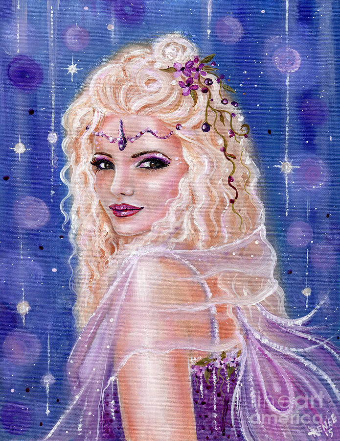 Sugar Plum Fairy Painting - Sugar plum Fairy  by Renee Lavoie