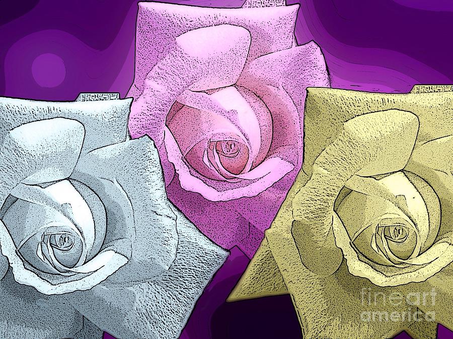 Sugar Roses 2 Photograph by Joan-Violet Stretch