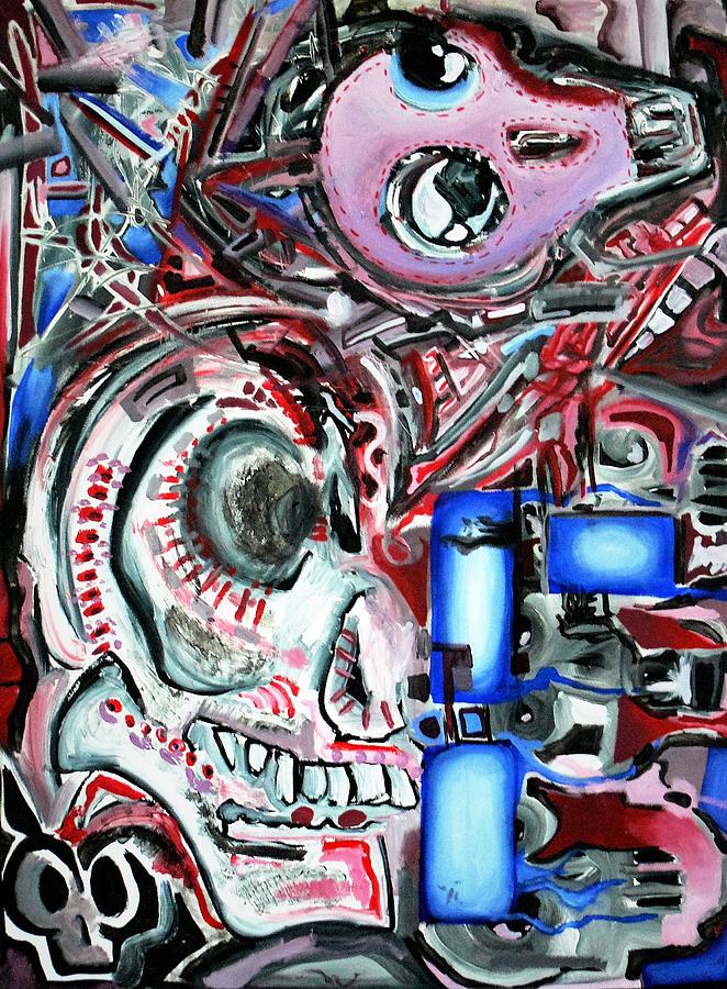 Sugar Skull Painting by Ben Gonzalez