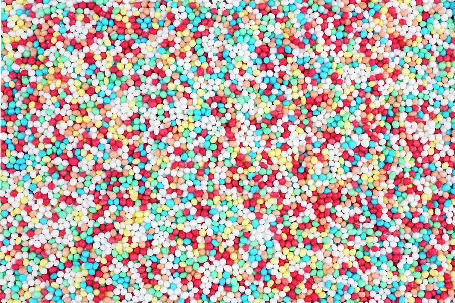 Candy Photograph - Sugar sprinkles for  cakes  background by Aleksandr Volkov