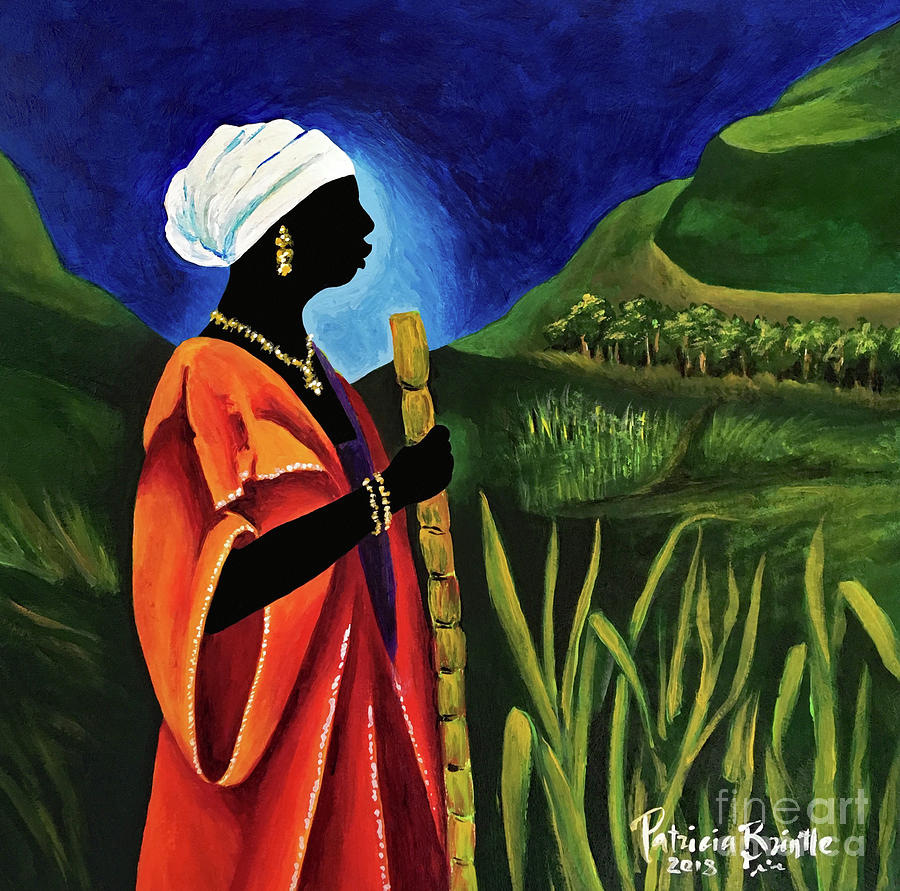 Mountain Painting - Sugarcane journey by Patricia Brintle