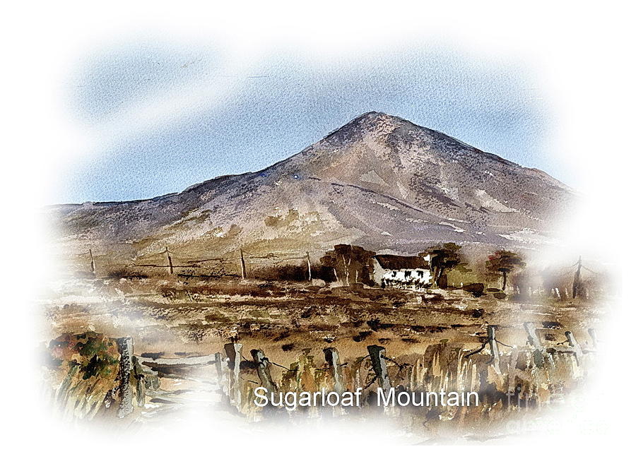 Sugarloaf Mountain Painting by Val Byrne