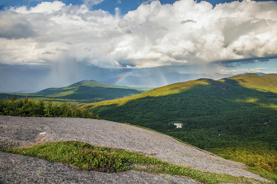Sugarloaf Rainbow Storm Photograph by White Mountain Images