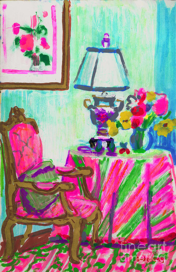 Sugarmans Table Painting by Candace Lovely